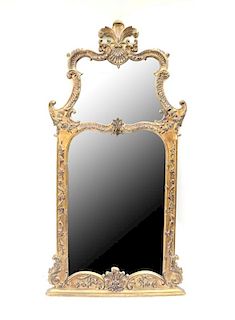 French Style Gilt Mirror