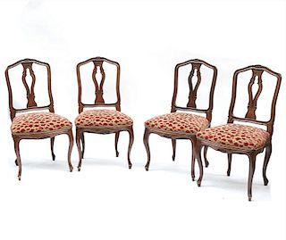 Set of 4 Louis XV-Style Side Chairs