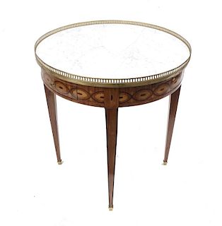 Continental Inlaid Bouillotte Table