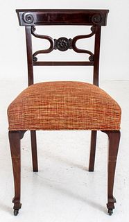 Regency Style Mahogany Side Chair
