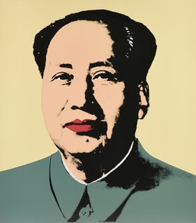 SUNDAY B. MORNING after ANDY WARHOL (American 1928-1987) A PRINT, "Mao-Yellow," LATE 20TH/21ST CENTURY,