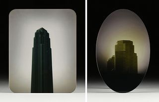 ERICA BOHM (Argentine b. 1976) TWO PHOTOGRAPHS, "Houston Tower," and "Houston Tower II," 2009,