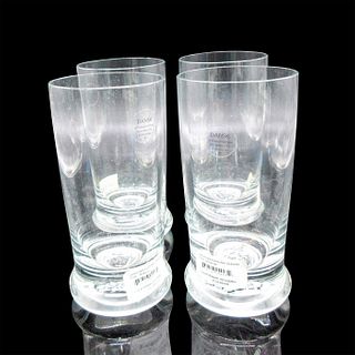 4pc Dansk International Clear Crystal Water Juice Glasses