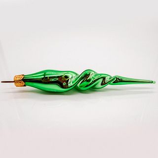 Green Spiral Icicle, Christopher Radko Ornament