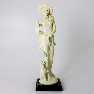 Giuseppe Armani Figurine Lady with Poodle Dod