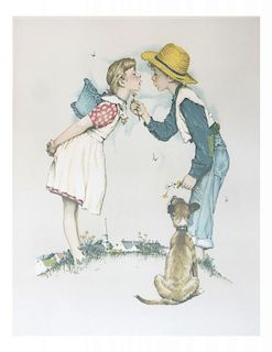 Norman Rockwell "Buttercup" Lithograph