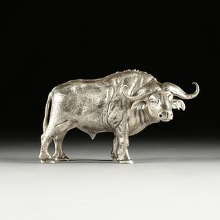 A MARIO BUCCELLATI STERLING SILVER WATER OX, MARKED, MILAN, 