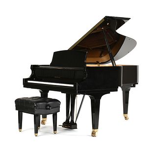 A BALDWIN POLISHED EBONY ARTIST GRAND PIANO, MODEL L1 HPE, 383047, WITH BENCH, U.S.A., CIRCA 2004,