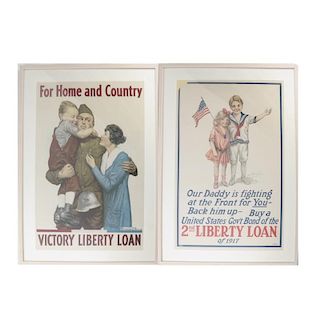 Two Off-Set Lithograph WWI Posters