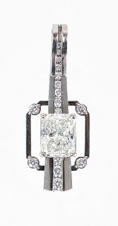 Custom Platinum Diamond Pendant