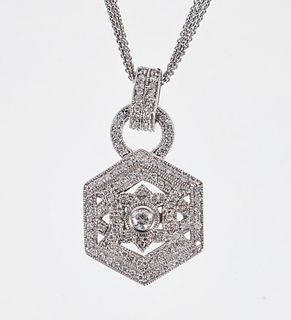 14K Diamond Pendant Necklace by Effy Bita