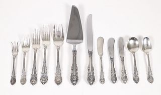 76pc Wallace Sir Christopher Sterling Flatware Set
