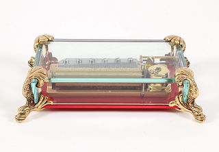 Reuge Swiss Glass Cased Music Box