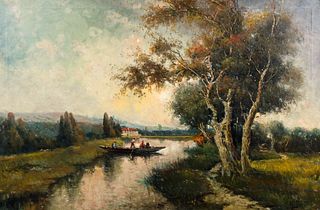 Nicholas Briganti oil painting Autumn Afternoon