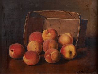 Austin Wooster Still Life With Peaches 1913 Oil