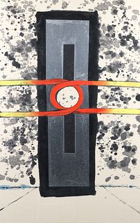 George Nama 1977 mixed media from Energy Series