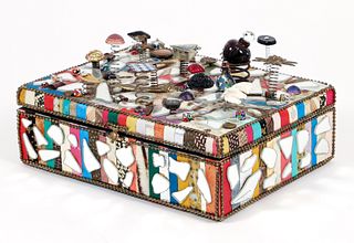 Gerri Shapiro mirrored trinket box 1992