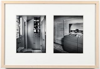 2 Julius Shulman modernist Interiors photographs