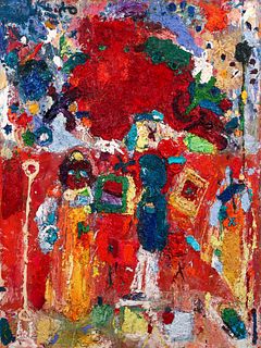 Thomas Trosch The Kind Keeper 2017 oil on canvas