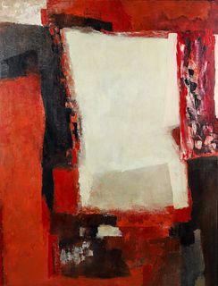 Helen Ubinger 1960s abstraction Red Field
