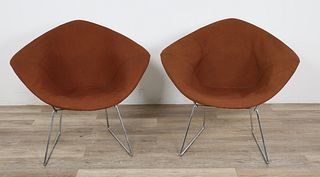 Pair of Harry Bertoia Diamond Chairs for Knoll