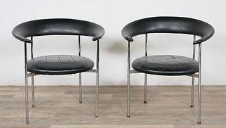 Pair of Mid Century Modern Rondo Style Chairs