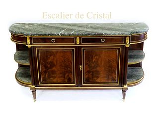 19th C. French Cabinet Signed by Escalier de Cristal