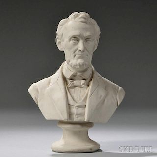 Monmouth Pottery Co. Bust of Lincoln