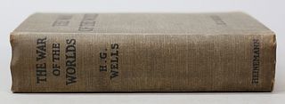 H.G. Wells The War of the Worlds First Edition