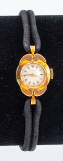 Vintage Longines 18K Yellow Gold Ladies Watch
