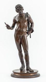 Grand Tour Bronze Dionysus / Bacchus Statue