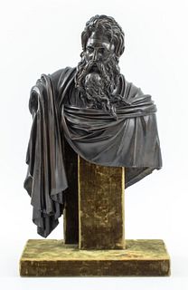 Louis XVIII Bronze Allegory Sculptural Fragment