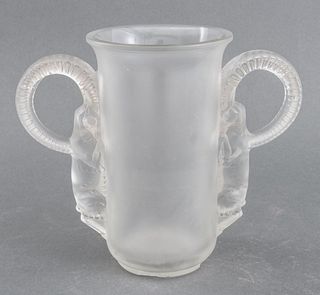 Rene Lalique "Thibet" Vase, 1931