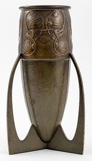 Archibald Knox for Liberty & Co. Bronze Vase