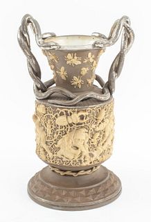 European Aesthetic Style Exhibition Vase, c. 1880