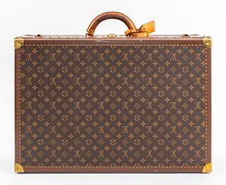 Louis Vuitton Hard Sided Leather Suitcase