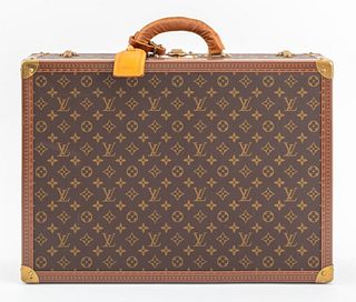 Louis Vuitton Hard Sided Leather Suitcase