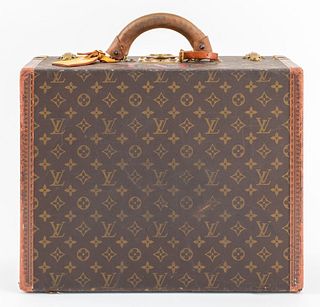 Louis Vuitton Hard Sided Leather Hatbox
