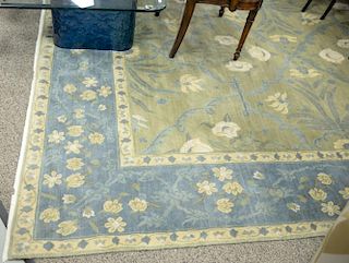 Handmade wool Oriental carpet, 10'3" x 13'7"