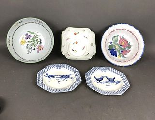 A Tiffany Bowl, Spode Bowl & Other Table Articles