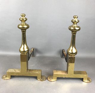 A Pair of Mid Century Style Andirons