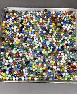 A Group of Various Size Marbles