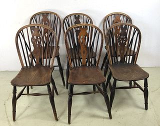A Group of 6 Windsor Chair
