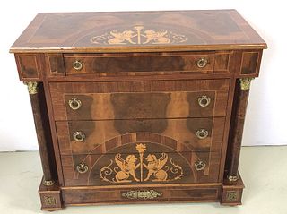 Neoclassical Style Inlaid Commode