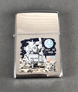 Nasa Apollo 11 Mission Zippo Lighter Original Box