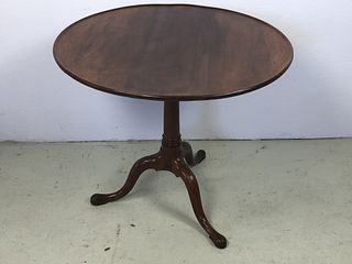 19th Century Mahogany Tilt Top Table