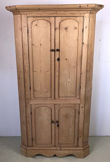 A Pine Corner Cabinet