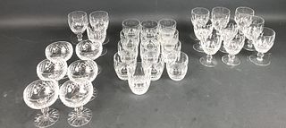 A Group of Waterford Stemware and Glasses