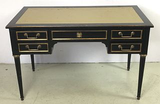 A Louis XV Style Ebonized Desk