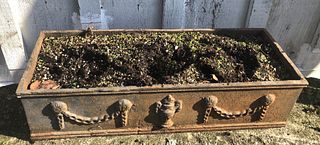 Neo-Classical Style Cast Iron Planter